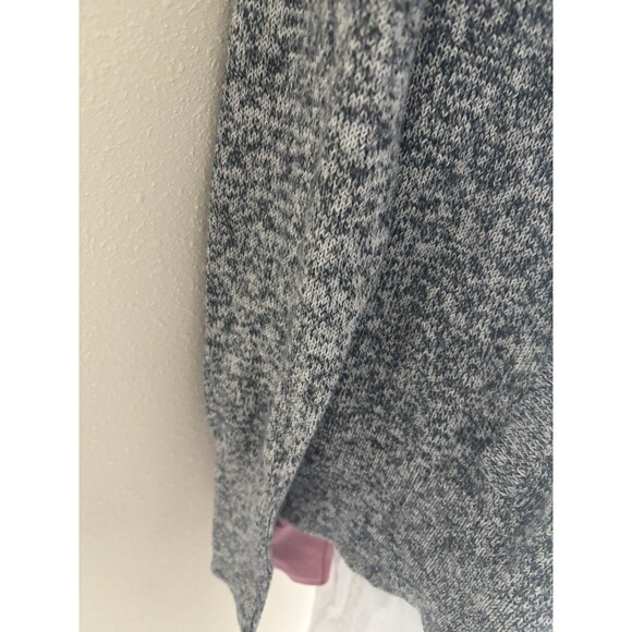 Abercrombie and Fitch waterfall cardigan Large Speckled Gray Cotton Blend - Picture 3 of 8